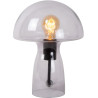 Lampe de table moderne verre champignon Raya