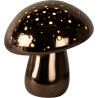 Lampe de table campagnard porcelaine champignon Raya