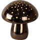 Lampe de table campagnard porcelaine champignon Raya