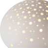 Lampe de table campagnard porcelaine champignon Raya