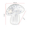 Lampe de table campagnard porcelaine champignon Raya