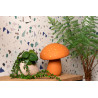 Lampe de table campagnard porcelaine champignon Raya