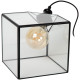 Lampe de table cube moderne verre Loya