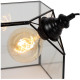 Lampe de table cube moderne verre Loya