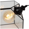 Lampe de table cube moderne verre Loya