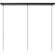Suspension classique verre rectangle Espina