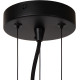 Suspension moderne verre et métal 153 cm Kenza
