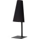 Lampe de table campagnard acier et tissu Keria