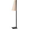 Lampadaire campagnard acier et tissu Keria