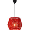 Suspension design métal rouge Loft