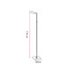 Lampadaire LED design métal dimmable Amir