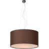 Suspension contemporain coton marron Ø 40 cm Carolane