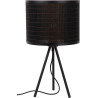Lampe de table scandinave bambou trépied karo