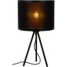 Lampe de table scandinave bambou trépied karo