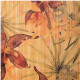 Suspension rétro bambou floral Ø 45 cm Nakka