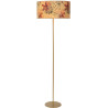 Lampadaire rétro bambou floral Nakka