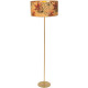 Lampadaire rétro bambou floral Nakka