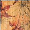 Lampadaire rétro bambou floral Nakka