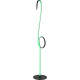 Lampadaire LED moderne acier flamand rose Isidor