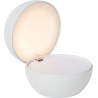 Lampe de table moderne LED aluminium boule Choby