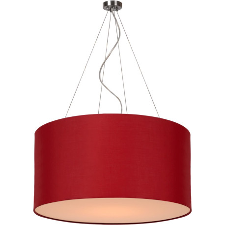 Suspension contemporain coton bordeaux Ø 60 cm Carolane