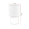 Lampe de table vintage coton Paloma