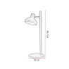 Lampe de table moderne acier Kiano