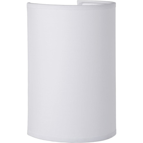 Applique contemporaine ronde coton blanc Carolane