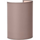 Applique contemporaine ronde coton taupe Carolane