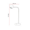 Lampe de table LED dimmable moderne Alisha