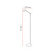 Lampadaire moderne LED rechargeable Laury