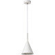 Suspension design en gypse blanche entonnoir Ø 16,5 cm Dynozzo