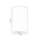Plafonnier classique rond blanc H11 cm Phyllis