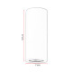 Plafonnier classique rond blanc H17 cm Phyllis