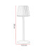 Lampe de table rustique LED batterie Jasper