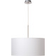 Suspension contemporaine métal et coton blanc Judith