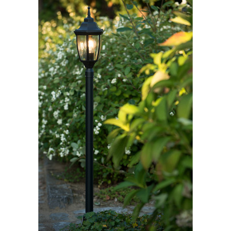 Lampadaire vintage aluminium noir Edinson