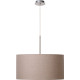 Suspension contemporaine métal et coton taupe Judith