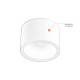 Plafonnier moderne rond en aluminium blanc Ø8,9 cm Hans