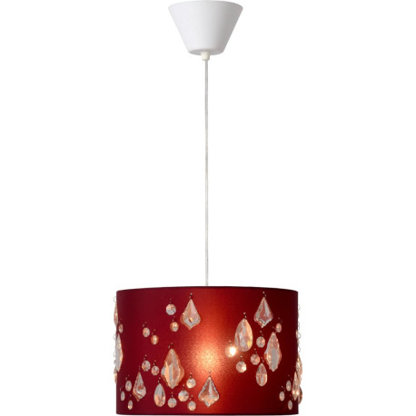 Suspension contemporaine coton bordeaux London