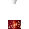 Suspension contemporaine coton bordeaux London