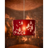 Suspension contemporaine coton bordeaux London