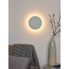 Applique moderne aluminium blanc LED Ø25 cm Oïhana