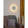 Applique moderne aluminium blanc LED Ø25 cm Oïhana