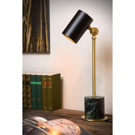 Lampe de bureau vintage motif marbre Eleganzia