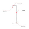 Lampadaire salon design Colmar
