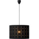 Suspension design coton noir Linea
