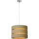 Suspension design ronde en lin crème Soho
