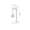 Lampe de table chambre enfant Ø 15 cm Vida
