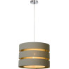 Suspension design ronde en lin taupe Soho